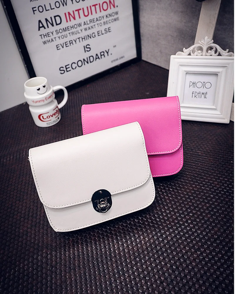 

2017 Summer New Style Chain Small Square Bag Fashion WOMEN'S Bag Bag Japanese And South Korean Style Shoulder Bag Shoulder Bag