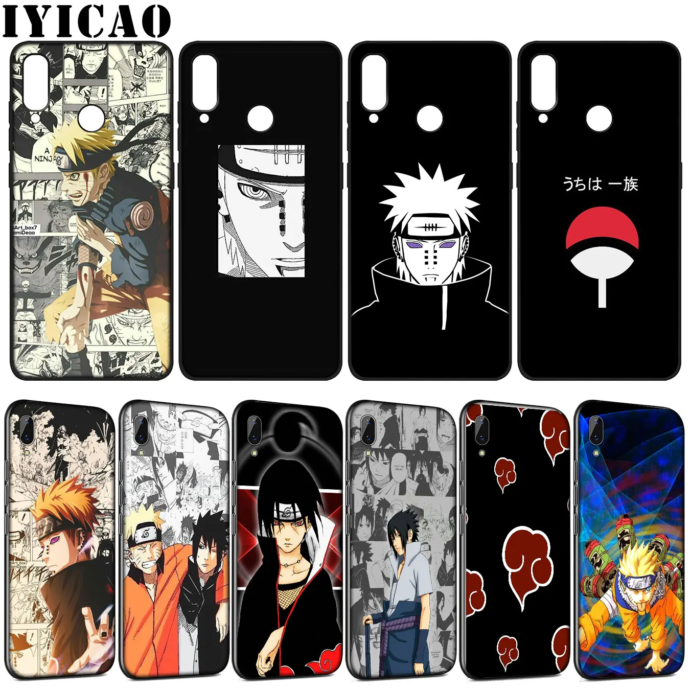 Naruto Kakashi Guy NARUTO Akatsuki Soft Case for Huawei Y9 Y7 Y6 Prime 2019 2018 Honor 20 10 9 9X 8C 8X 8 Lite 7C 7X 7A Pro |