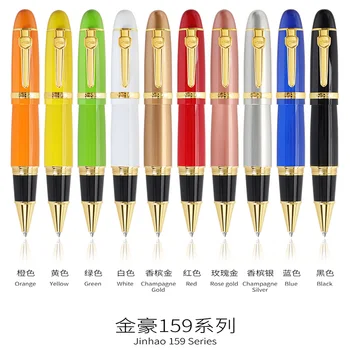 

High quality jinhao 159 Rollerball pen 0.5 mm screw cap golden metal clip luxury pen students stationery gift office supplies