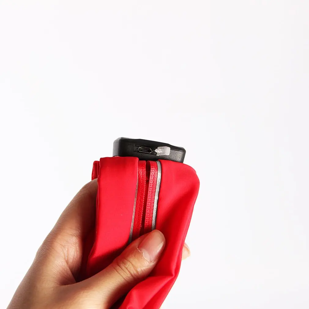 Поясной ремень для бега USB Перезаряжаемый светодиодный поясная сумка для мужчин и женщин для спорта на открытом воздухе Путешествия Бег Туризм