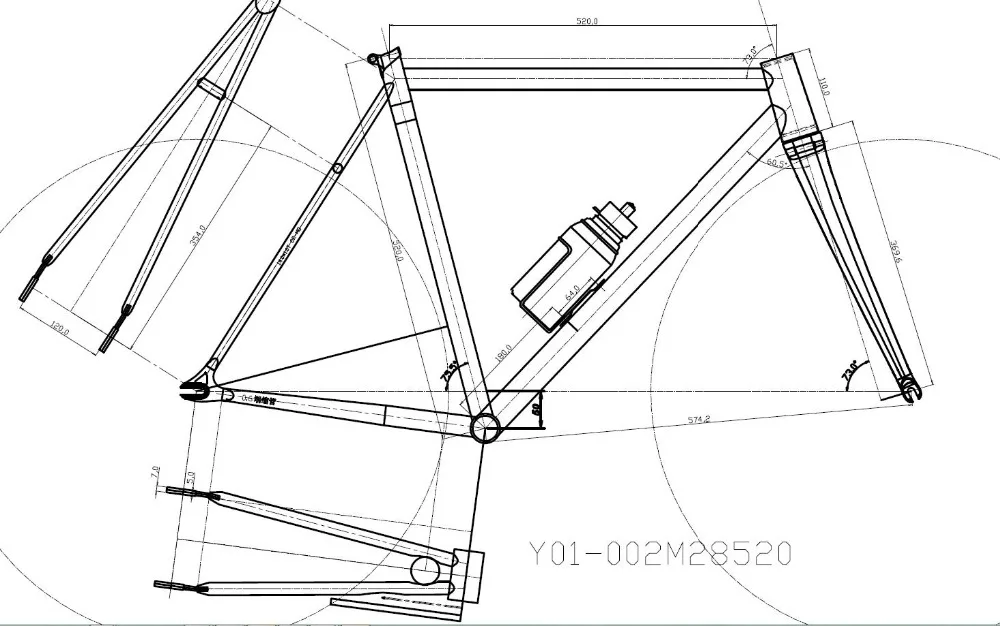 Кромолли рамка с фиксированной передачей Карбоновая вилка Заказная хромированная Cr-mo стальная Фикси-трек велосипедная рама супер