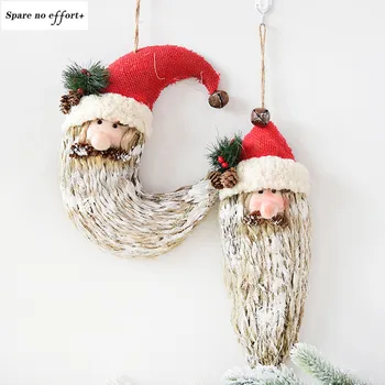 

Hemp Rope Bearded Pendant Christmas Decoration Scene Arrangement Santa Claus Scene Arrangement Christmas Ornaments for House