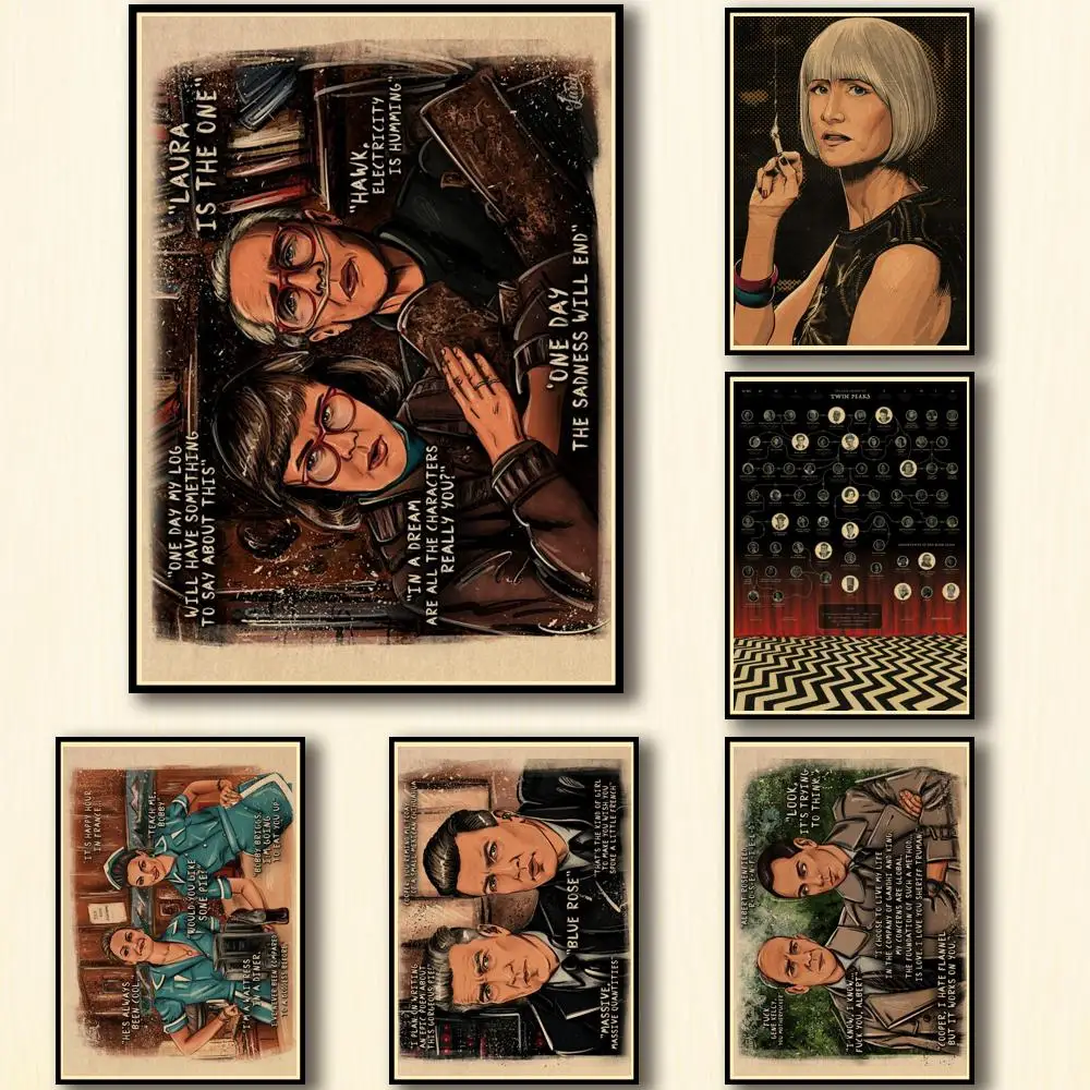 37 рисунков, двойная фотография вершины, искусство, живопись, забавная необычная Наклейка на стену для кофейни, бара 1