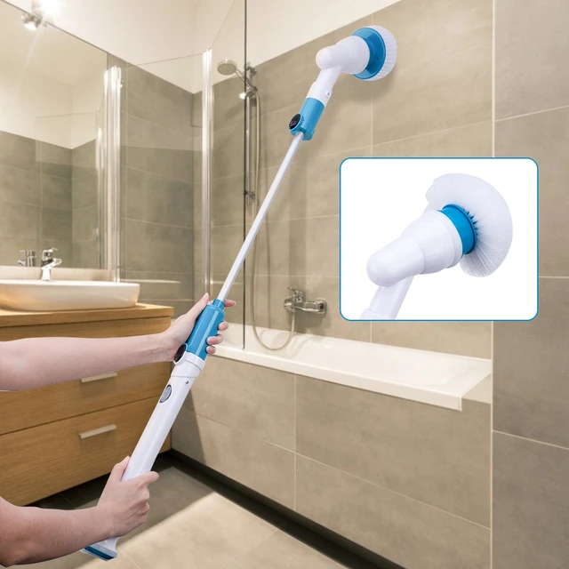 Electric Cleaning Brush Bathroom  Electric Scrub Brush Bathroom - New  Electric - Aliexpress