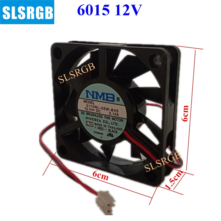 

12PCS/LOT Stage Beam Head Moving Light led par Cooling Fan 200w 230w Lamp ballast power Blower Fan 6015 8025 5015 DC12v DC24v