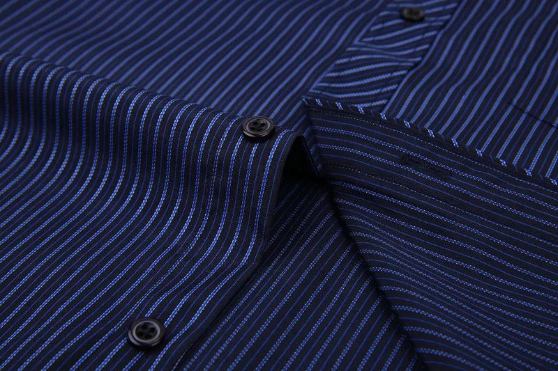 Большие размеры 8XL 7XL 6XL 5XL 4XL, мужская деловая Повседневная рубашка с длинными рукавами, Классическая мужская рубашка в полоску фиолетового и синего цвета