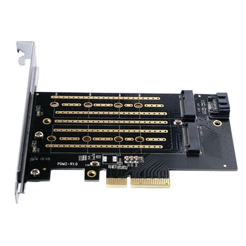 

ORICO M-Key M.2 NVME to PCI-E 3.0X4 High-speed Extension Card Dual Ports 4TB Max Support PCI-E Channel NVME And SATA Protocols