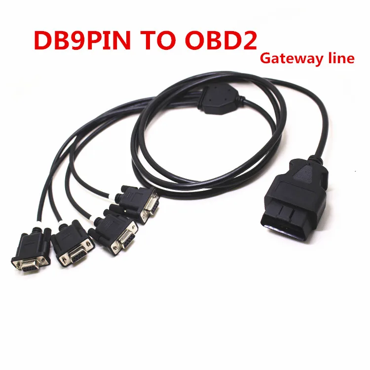 210 см OBD2 мужские до 4 DB9 контактный разъем интерфейс серийный RS232 кабель шлюза |