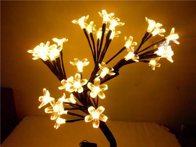 

LED crystal cherry blossom tree Christmas new year wedding Luminaria decorative Night lights tree branches lamps indoor lighting