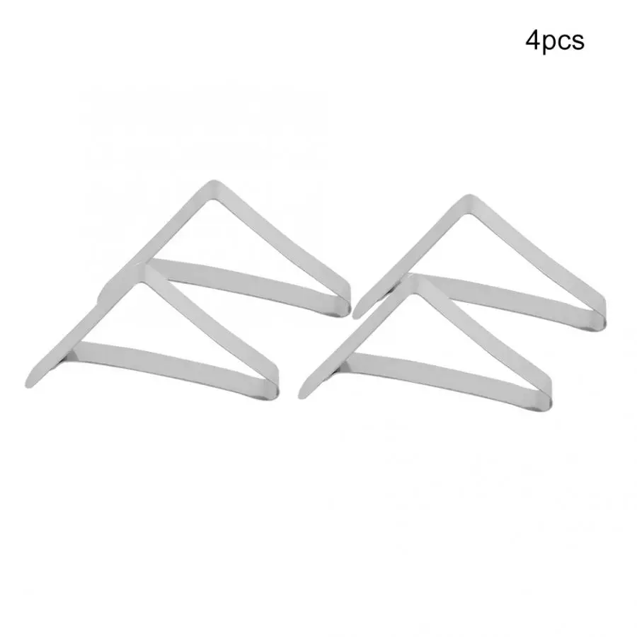 4 шт. скатерть для стола из нержавеющей стали зажимы саморегулирующиеся вечерние