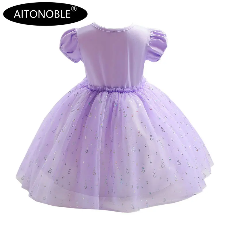 Aitonoble Summer New Costume Gilrs Dress Girl's Dress Princess KidsSkirt Cosplay For Girls With a Gift Bag