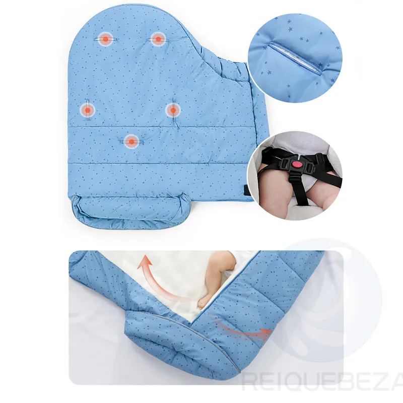 Зимний водонепроницаемый спальный мешок для младенцев, теплая муфта для ног, конверт для инвалидной коляски, спальный мешок, одеяло для коляски