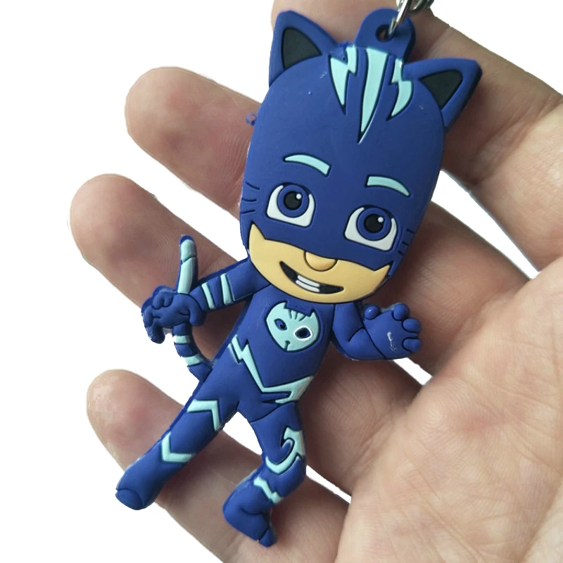 Pj masks мультфильм персонаж ПВХ брелок Подвеска Игрушка Спорт pj Catboy Owlette Gekko фигурки аниме игрушки подарок для детей