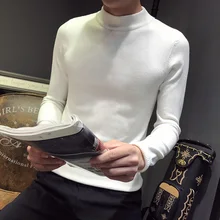 Sweaters Men New Fashion Casual O-Neck Slim Cotton Knit Quality Mens Sweaters And Pullovers Men Brand Clothing