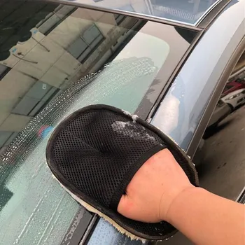 

2020 Car Washing Gloves Cleaning Brush Car Styling for Land Rover LR4 LR3 LR2 Range Rover Evoque Defender Discovery Freelander