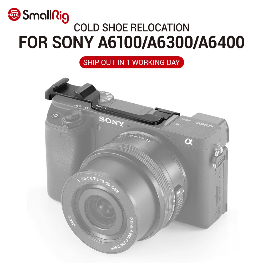 SmallRig DSLR камера с холодным башмаком для Sony A6300/A6400 Vlog микрофон монитор крепление