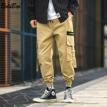 

BOLUBAO Trendy Brand Men Cargo Pants Men's High Street Sports Harem Pants Male Fashion Wild Casual Pants Brand Clothing