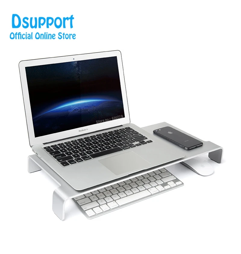 Подставка для монитора алюминиевый настольный органайзер MacBook/iMac Pro/ТВ
