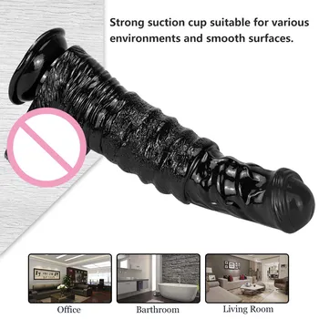 Black Huge XXL Animal Horse Dildo Masturbators Sex Toys For Women Big Anal Butt Plug Monster Dildo Faloimetor For Women Dick 5