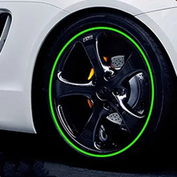 

New! 8m Strips Wheel Stickers And Decals Reflective Rim Tape Bike Motorcycle Car Tape 10 Colors Car Styling