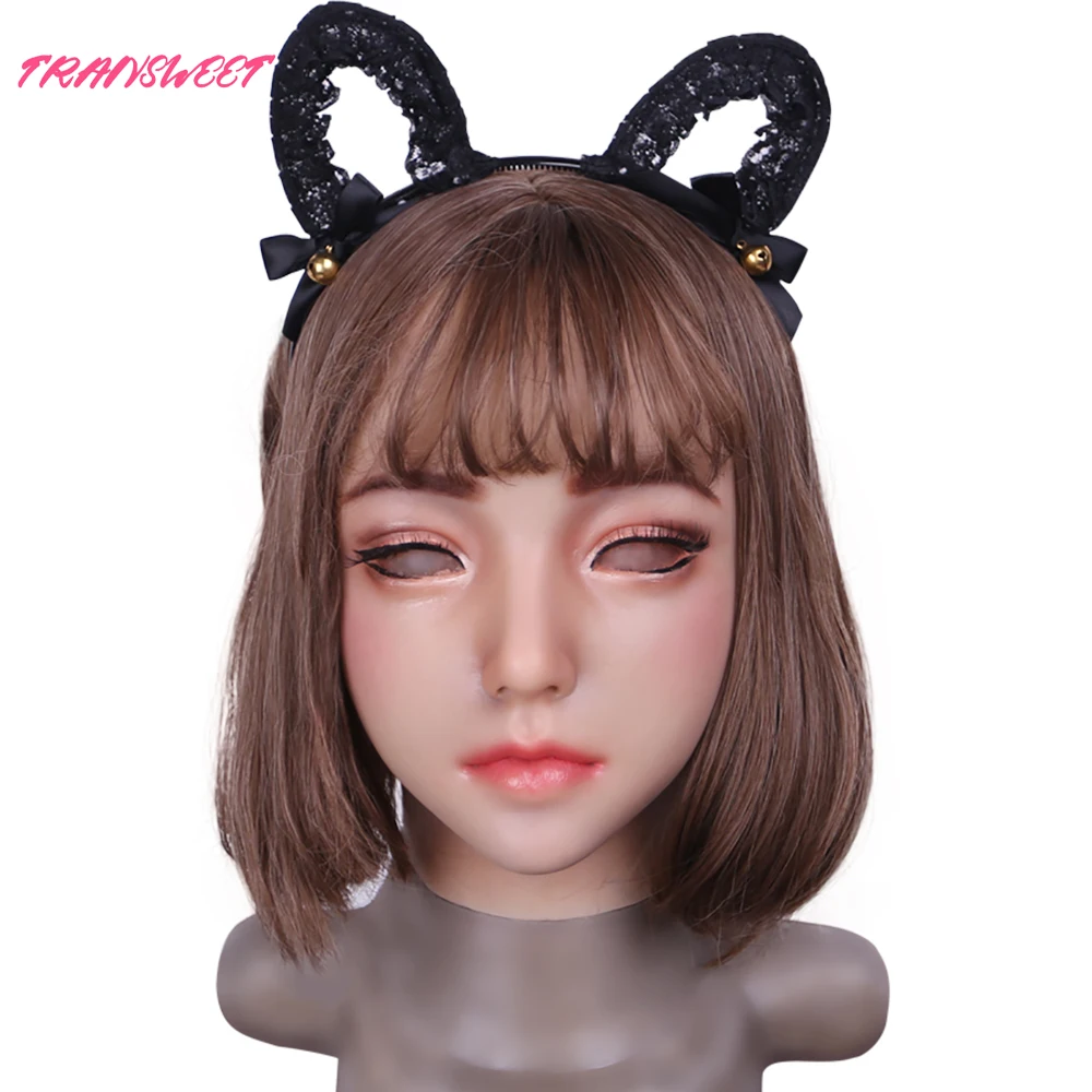 TRANSWEET новинка 2019 силиконовая женская маска Emily Doll косплей Трансвестит на всю