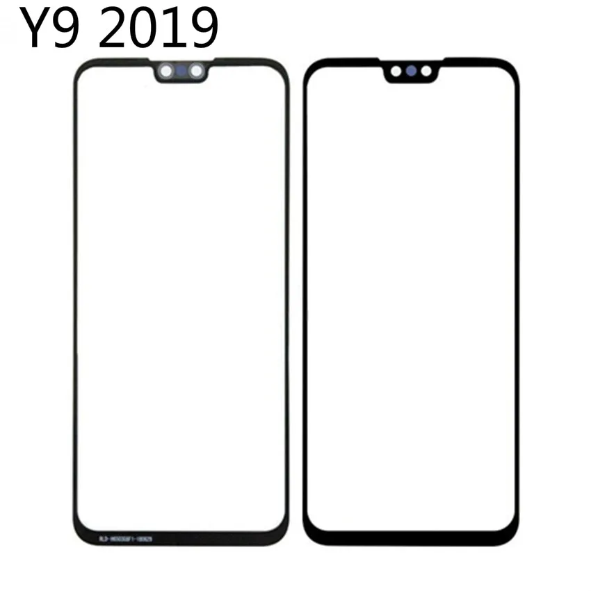 Для huawei Y9 сенсорный экран 6,5 ''сенсорный экран панель ЖК-дисплей внешнее стекло замена