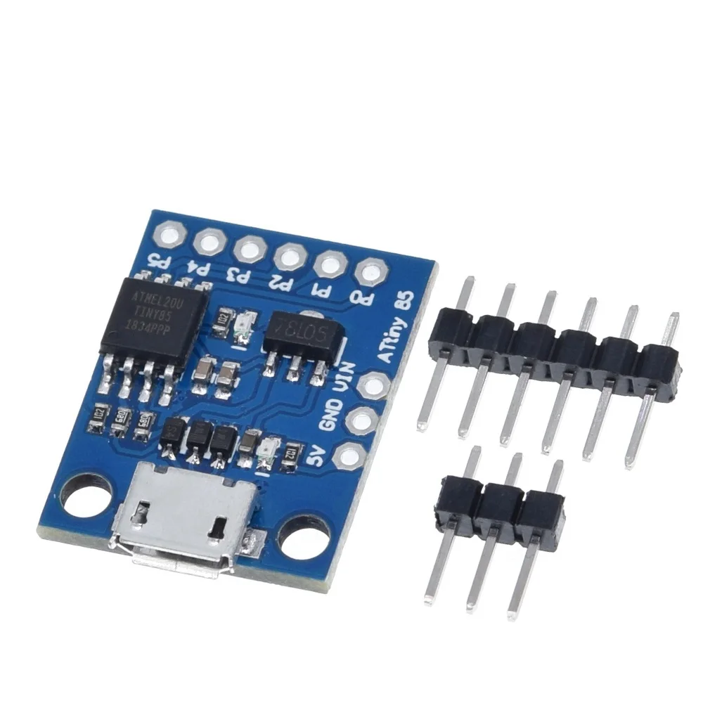 ATTINY85 Blue ShengYang 1 шт. GY Digispark kickstarter миниатюрная Минимальная макетная плата ATTINY85 модуль для Arduino usb Attiny85-20pu DIP - Цвет: ATTINY85 Blue