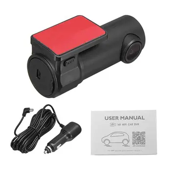 

KL201 Full Car DVR 140 Degree View Wide Angle Car Camcorder Built in Wi-Fi Module Loop Recording G-sensor Mobile Display