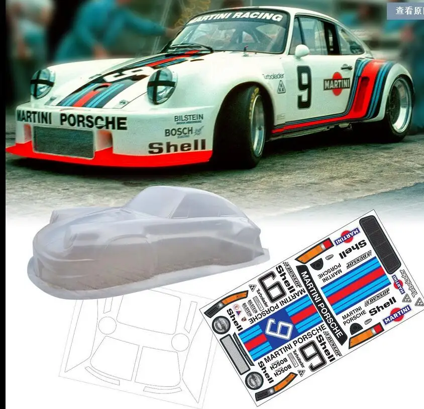 1/10 RC автомобиль прозрачный ПВХ корпус 190 мм pPorsche 911 или S15 w/наклейки на дороге дрейф YokomoTouring Tamiya HPI Kyosho HSP Redcat FS ACME
