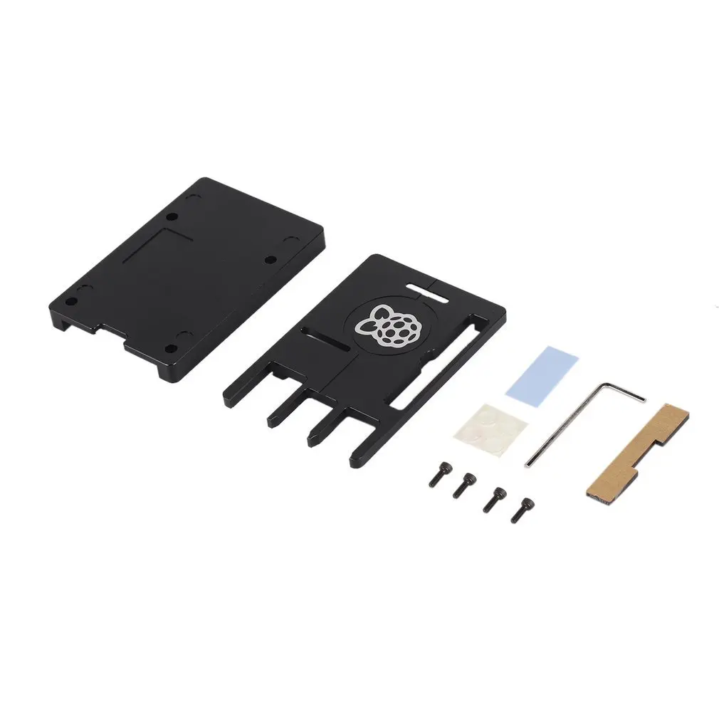 

Ultra-thin Aluminum Alloy CNC Case for Raspberry Pi 3 Mode B3 Metal Portable Box New Version for 3B