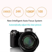 Polo D7100 цифровая камера 33MP DSLR Полупрофессиональная 24x телефото широкоугольные комплекты объективов 8X цифровой зум Камера s фокус с сумкой