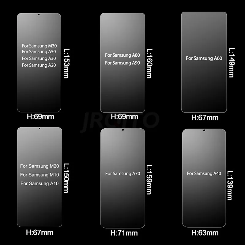 Новое изогнутое закаленное стекло на samsung Galaxy A50 A40 A30 A20 A10 протектор экрана для samsung M10 M20 M30 A20E A60 A70
