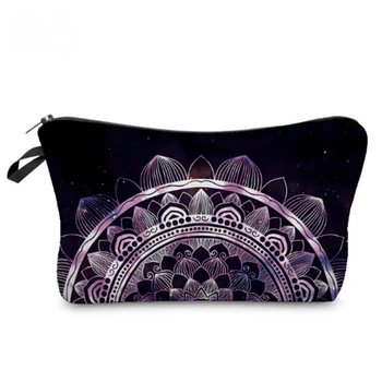 

Mandala Small Makeup Bag Fantastic Cosmetic Bags Storage Bag Girls Gift for Women Travelling Zipper Animal Prints Fashion