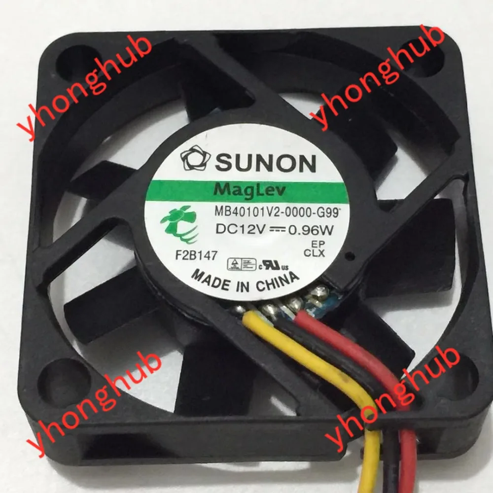 SUNON MB40101V2-0000-G99 DC 12 В 0,96 Вт 40x40x10 мм Сервер площади вентилятора