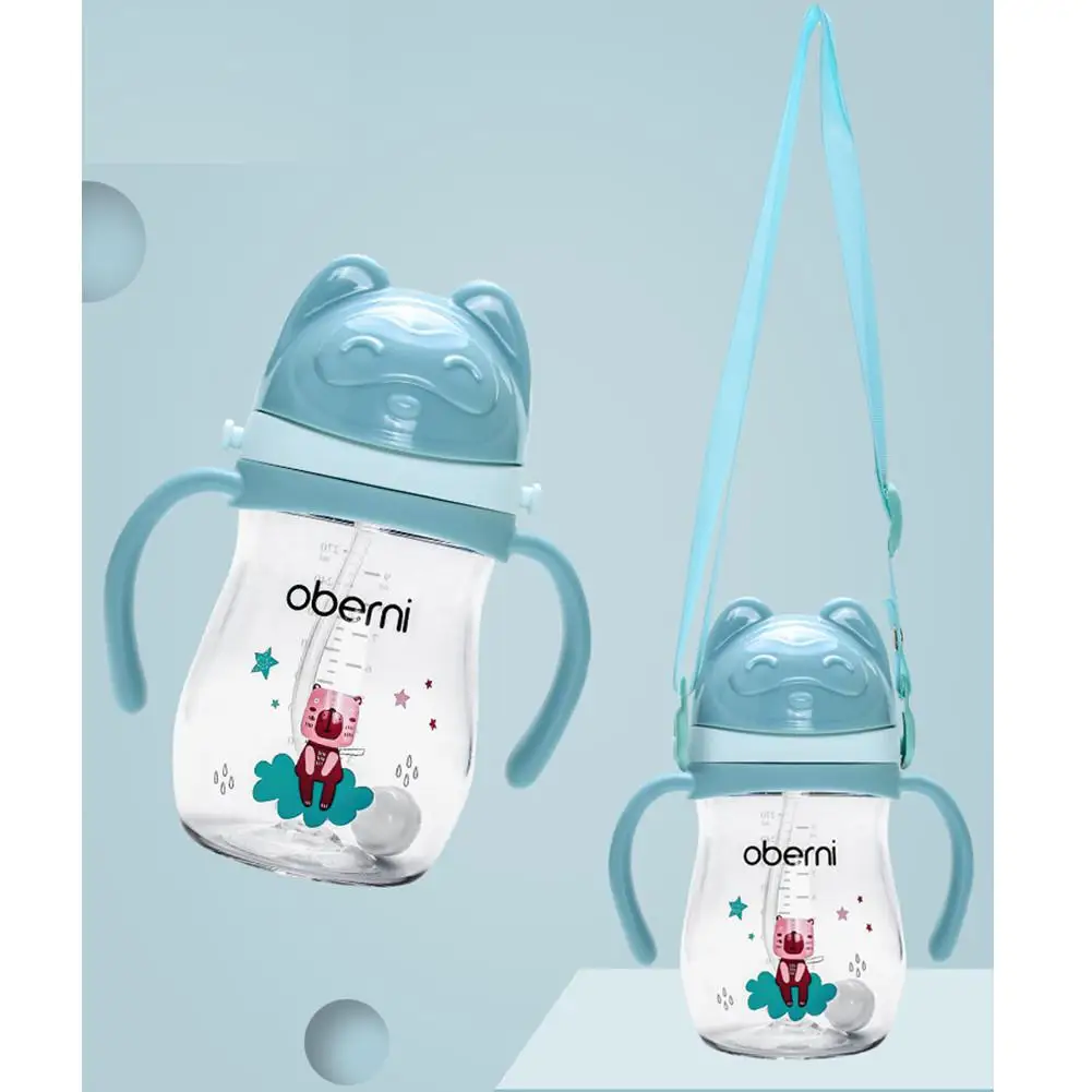 Kidlove Oberni Baby Drink чашка с ручкой и ремешком чашка Сиппи 270 мл большой емкости