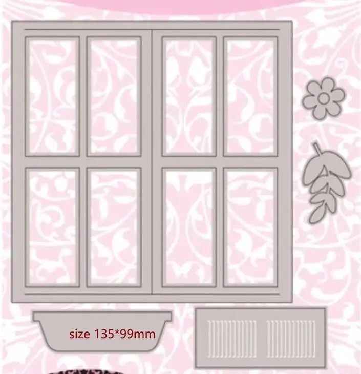 Metal cutting dies window cut Scrapbook paper craft knife mould blade