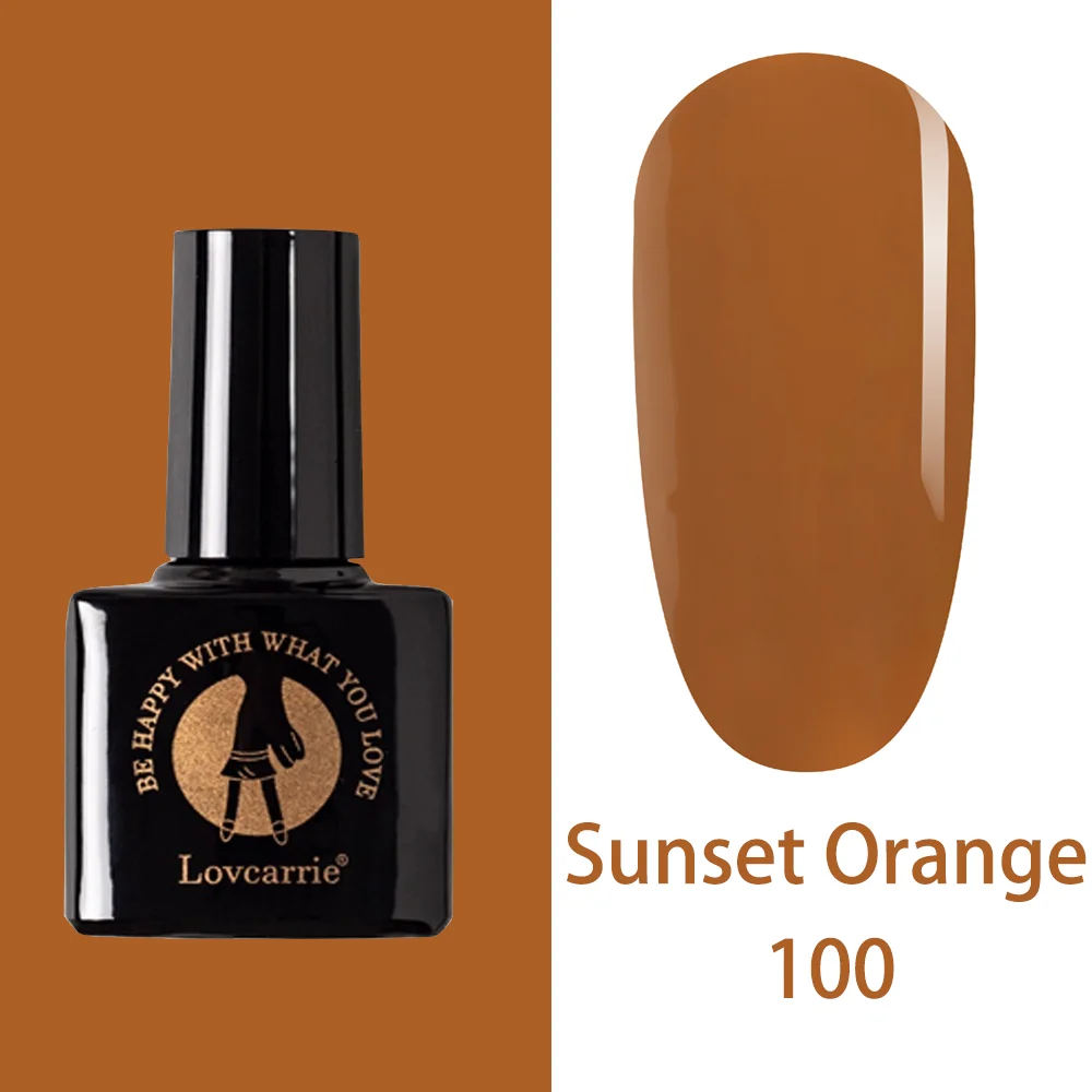 100 LOVCARRIE набор гель-лака Lucky color UV Vernis Полупостоянный праймер верхнее покрытие 6,5 мл Лак для маникюра гель лак для ногтей - Цвет: 100