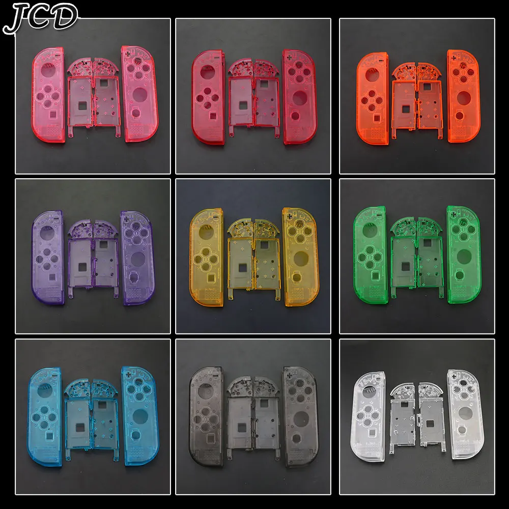 Прозрачный пластиковый корпус JCD Сменный Чехол для контроллера Nintendo Switch NS Joy-Con