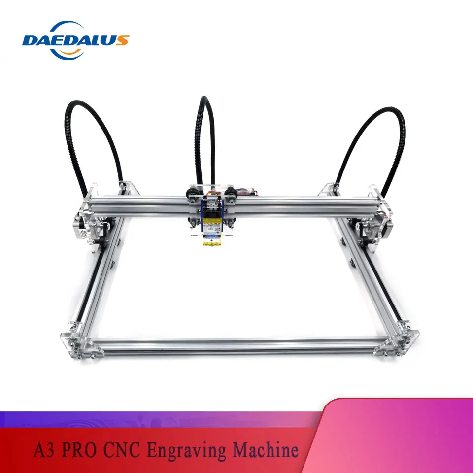 CNC лазерная гравировка A3 PRO DIY гравировальный станок для Mlling машинный деревянный роутер Поддержка Windows XP/7/8/10