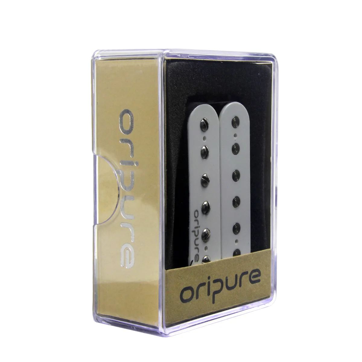 Oripure Alnico 5 хамбакер звукосниматель мостовой гитары 14K Твердый звук черный/белый в