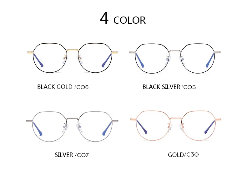 VCKA, сплав, анти-синий светильник, оправа для очков, для женщин, ультра-светильник, для мужчин, Ретро стиль, очки с оптической оправой