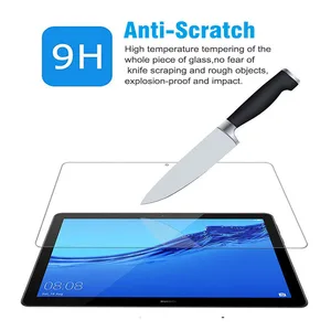 Screen Protector Film for Huawei MediaPad T3 10 9.6 Inch , Anti-fingerprint Tempered Glass AGS-W09 L09 L03 9H for Tablet