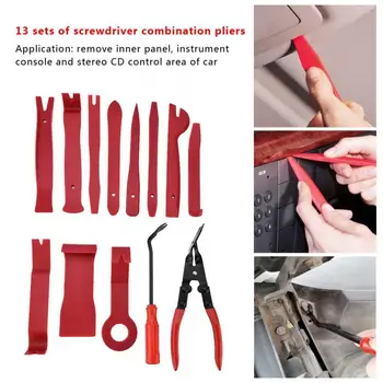 

Seal Trim Removal Pry Bar Panel Door Interior Clip Remover With Pliers Tool Kit Car Trim Removal Tools
