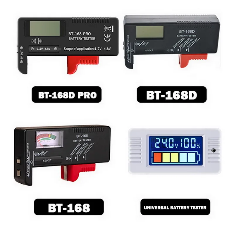 Battery Tester Universal Button Cell Battery Colour Coded Meter