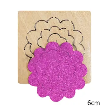 

Combination Flower Wooden Cutting Dies Stencil Scrapbooking Album Craft Decor N58F