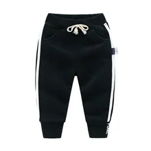 Новые стильные повседневные брюки с хлопковой подкладкой в Корейском стиле зимние Бархатные брюки в белую полоску