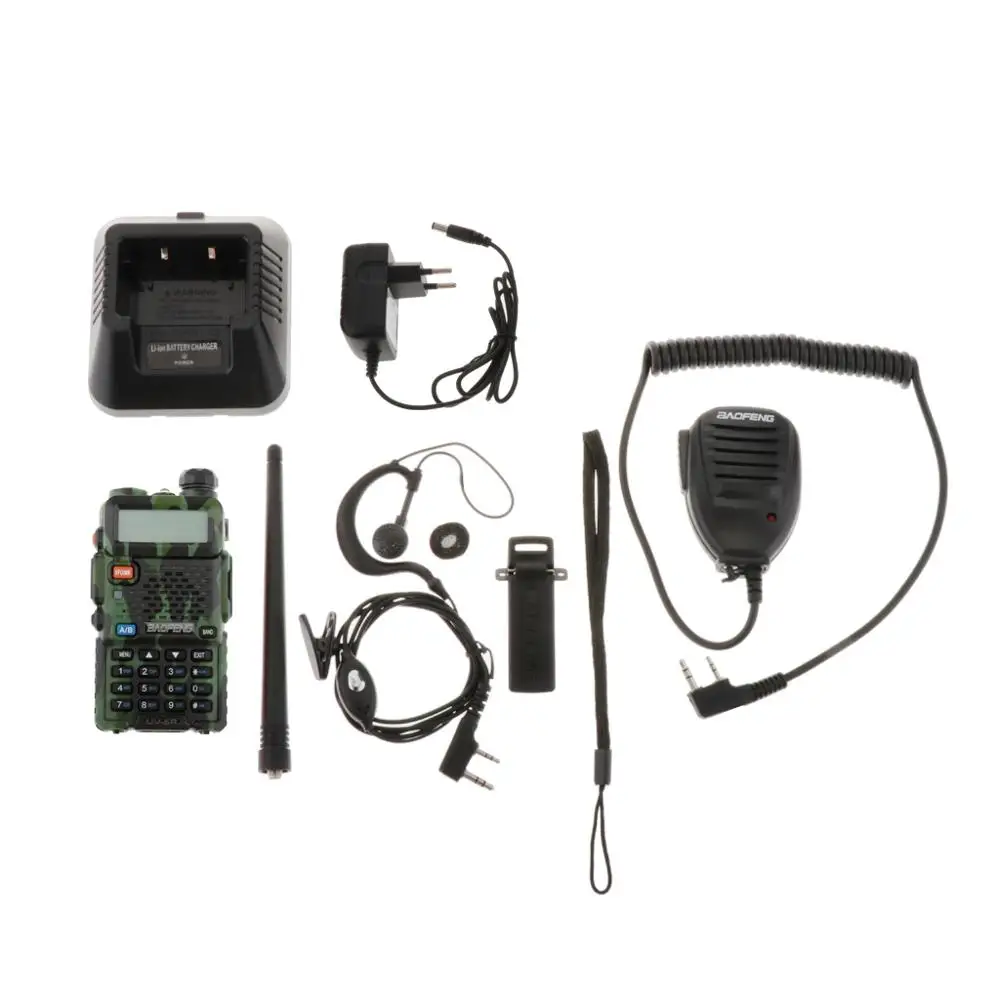 Baofeng UV 5R 5 Вт VHF UHF портативный Ham Радио 2 двухстороннее радио Walkie Talkie