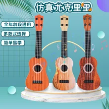 42 см, пальто для детей на музыкальную тему/гитары 17-дюймовый Модель средней миниатюрная гитара укулеле музыкальный инструмент пианино Пластик игрушка CN