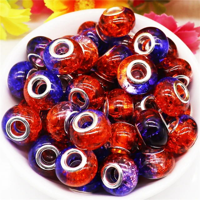 Pandora Glass Beads Wholesale  Pandora Style Beads Wholesale - 10pcs  Wholesale Stone - Aliexpress