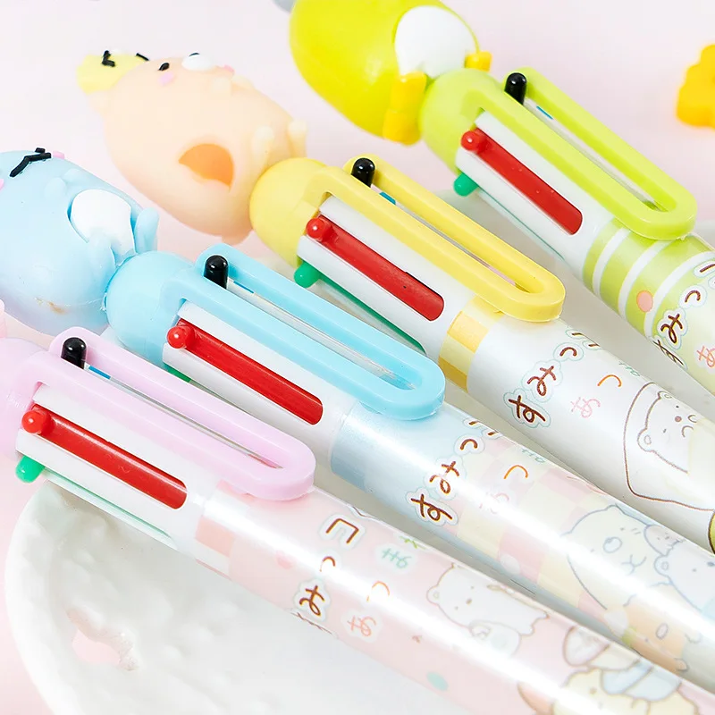 Милые милые Sumikko Gurashi Мультяшные 6 цветов короткая и толстая шариковая ручка